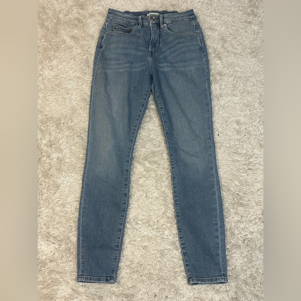 Good American Good Waist Skinny Jeans 4/27